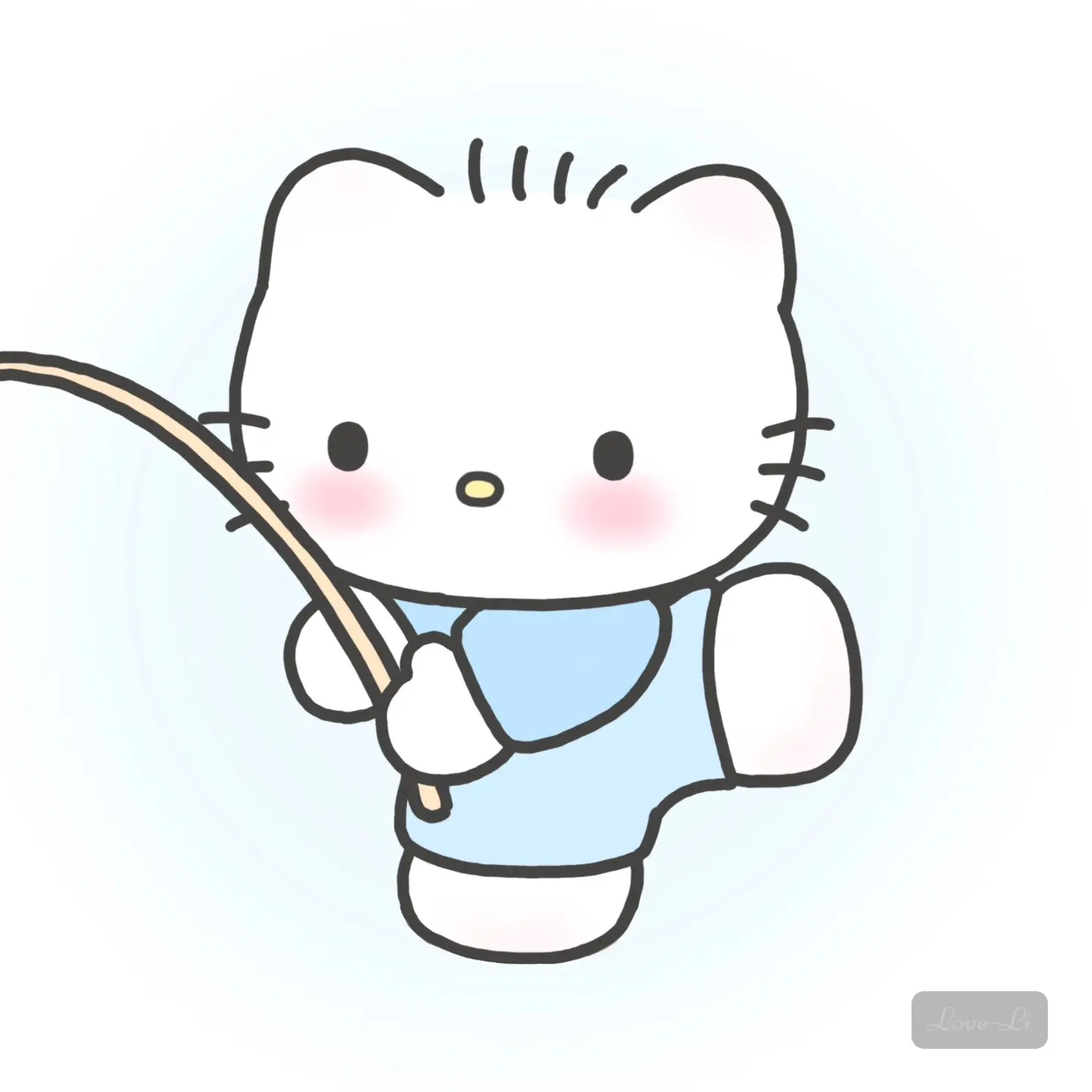 He